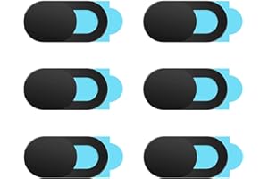 LINVSHI SHOP Webcam Abdeckung,6 Stück Kamera Abdeckung Laptop Zubehör,Ultradünne Webcam-Abdeckungsfolie für Laptop,iPad,MacBook,PC,Handy-Zubehör