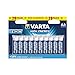 Price comparison product image VARTA Alkaline AA Size (LR6) Long Lasting Batteries 1.5V - 20 Pack