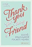 Image de Thank you for being a friend.: Schöne Spruchkarten für beste Freunde