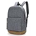 Produktbild Tinyat Hochschule Bookbag Laptop-Rucksack Stilvolle Schultasche Wandern Daypack Rucksack T101, Grau