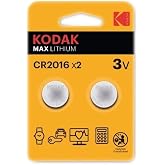 Kodak 2 Adet Ultra Lityum CR2016 Para Pil