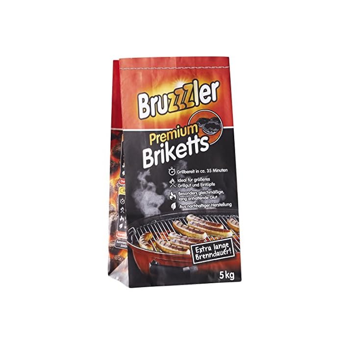 Bruzzzler Premium Holzkohlebriketts Grillkohle Grillbereit In Ca 35 Minuten Fsc Zertifiziert Hochwertige Kohle Zum Grillen