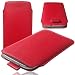 Produktbild MX ROT Slim Cover Case Schutz Hülle Pull UP Etui Smartphone Tasche für GoClever Quantum 3 500 Lite