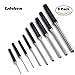 Price comparison product image 9 Pieces Roll Pin Punch Set - Tool Kit for Gunsmith/Watch Makers/Crafts and Repairs with Carry Case by Esdabem