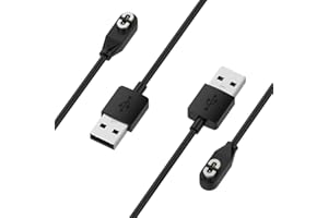 TUCANA USB Charger Cable Compatible for AfterShokz Aeropex AS800, Shokz OpenRun Pro, OpenComm, OpenRun Mini, Charging Cable for AfterShokz Bone Conduction Headphones, 3.3 FT + 3.3 FT (Pack of 2)