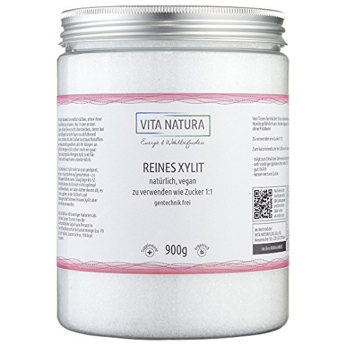 Vita Natura Xilitol Puro, Alternativa de Azúcar, Pack de 1 (1 x 900 g)