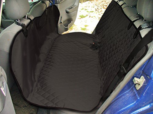 UsefulThingy Perro Coche Fundas de Asiento para SUV Coches - Asiento Trasero Organizador de Pantalla Trasera - tamaño pequeño, Mediano o Grande Mascotas Perros - Impermeable Hamaca 2 Colores