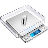 Digital Precision Weighing Jeweler Pharmacy and Epoxy Suitable Precision Scale 500 Gr. Capacity / 0.01 Gr. Sensitivity Weighing Professional L
