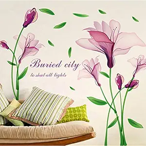 Amazon Brand - Solimo Wall Sticker for Living Room (Buried City Quote ), Ideal Size on Wall: 167 x 110 cm