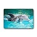 Produktbild rwwrewre Cushion Mother Dolphins and Children Swimming Creative Design Home Decorations Rug Rectangle Size 18x30,Multi-Function Indoor Outdoor Beautiful Doormat