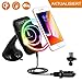 Produktbild Auto QI Ladegerät KFZ Handy Halterung Wireless Charger QI Drahtloses Ladestation 360°drehbarer Induktive Ladegerät für iPhone XS/XS Max/XR/X/8/8 Plus Samsung Note 5/8 Galaxy S9/S8/S7/S6 LG (Schwarz-F)