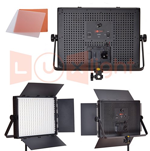 LuxLight LED Panel for Video & Photography | 5600k White Light | CRI Ra>93 | Available with 600, 900 or 1200 LED's | Professional Portable Continuous Lighting for Studio, Outdoors, Image and Video Capture (JL900 - 900 LED's)