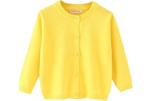 PythJooh Kids Cardigan Girls Boys Long Sleeve Solid Color Knitwear Sweatshirt Children Jersey Cardigan Outerwear 1-7Years
