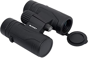 SLOKEY DISCOVER THE WORLD Jumelles 8x32 Slokey – Légères, Petites et Compactes avec une Optique Supérieure pour des Heures de Vues Nettes et Brillantes en HD. Pour Observer les Oiseaux, les Randonnées & les Événements Sportifs