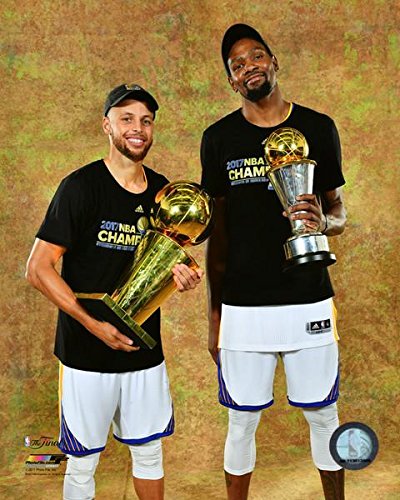 Nba Championship 2017 Nba Mvp Kevin Durant Stephen Curry With The