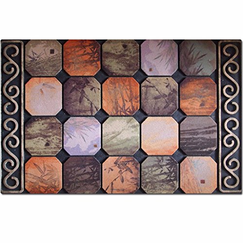 Preisvergleich Produktbild Beflockung qianmo-carpet Matte Gummi Matten europäischen Türmatten Badezimmer Badezimmer Matten Couchtisch Outdoor Teppich 3.600 mm x 900 mm