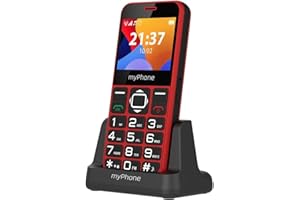 MP myPhone Halo 3 Seniorenhandy Ohne Vertrag 22" Großtastenhandy Schnurloses Telefon Schnurlos - Handy für Senioren Seniorenhandy mit Ladestation Bluetooth Kamera Notruftaste Taschenlampe