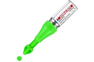 edding 8870 spraymarkör för borrhål av Marxman – 1 markör – neongrön – markering av borrhål – upp till 50 mm djup – fluorescerande kritfärg
