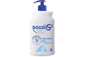 DOUXO S3 Care Shampooing Extra-Doux pour Tous Les Types de Peaux et de Poils des Chiens et des Chats en Usage régulier, 500ml