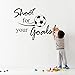 Price comparison product image Wall Stickers 75cm*44cm, Transer® New Wall Sticker Quotes Soccer Shoot For Your Goals Removable Wall Stickers Living Room Bedroom Wall Stickers for Family Decorations