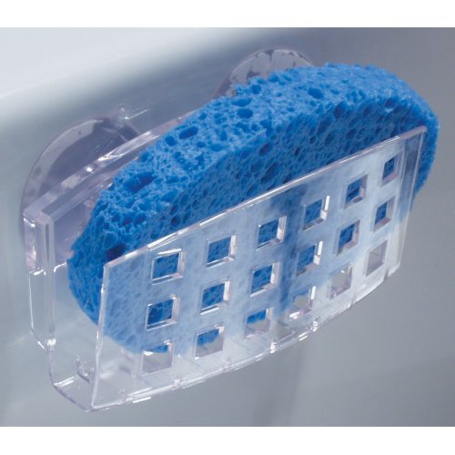 Interdesign 25300EU Sinkworks Schwammhalter, Durchsichtig - 2