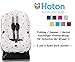 Produktbild HATON ** BLÜMCHEN ** 100% Interlock ** SchonBezug / Ersatzbezug ** Frühling / Sommer / Herbst -- 3 UND 5 Punkt Gurt System -- Universal Ersatz-Bezug für Autokindersitz Größe 1 z.B. für Maxi-Cosi Priori / SPS / XP, Römer King Plus / TS / Duo etc.