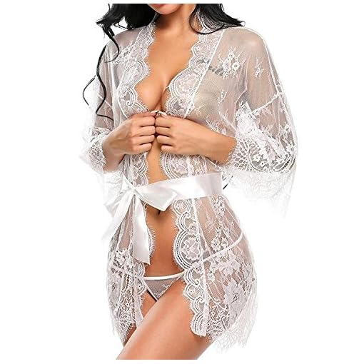 Yuson-Girl-Babydoll-Donne-Lingerie-in-Pizzo-Biancheria-intima-Sexy-Vestito-da-sera-Set-di-G-stringa-Lingerie-Sexy