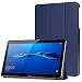 Produktbild Huawei MediaPad M3 Lite 10" Hülle, TopACE® Hochwertigem PU-Leder Hülle / Cover / Smart Case Mit Ständer/ Schutzhülle Ständer Für Huawei MediaPad M3 Lite 10" (Blau)