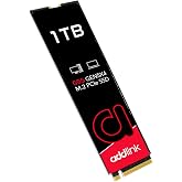 Addlink G55 1TB PCIe 5.0 Gen5 NVMe M.2 SSD- 10.200 MB/s'ye kadar - PC Oyun Y&uuml;kseltme, Fotoğraf&ccedil;ılık, Video D&uuml;zenleme ve Tasar