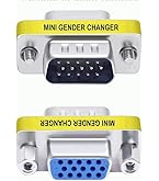 Adattatore convertitore ad angolo retto da VGA aschio a feina a 15