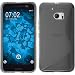 Produktbild PhoneNatic Case für HTC 10 Hülle Silikon grau S-Style + 2 Schutzfolien
