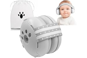 YingErTool Gehörschutz Baby 25 dB, Säuglingskopfhörer Lärmstündung für 0-36 Monate, Sicherer und Beruhigender Hörschutz, ideal für Reisen, Schlafen