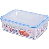 HOMESHOPA Plastic Airtight Food Storage Container, Leakproof Rectangle Container with Clip-Lock Lid, BPA Free Reusable Meal P