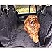 Produktbild Pettom Wasserdicht Gepolsterte Hundesitzabdeckungs -Hängematte , Anti-Rutsch-Reise Auto-Sitzabdeckung , Heavy Duty Rear Seat-Schutz für Autos Trucks und SUVs Cozy Pet-Sitzabdeckung , Schwarz 152 x 145cm