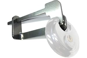 WP-S - Sistema di chiusura per rimorchio compatto e universale, sistema di antifurto in acciaio inox per gancio di traino