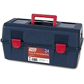 Tayg 124006 Plastic Toolbox No. 24, 400 x 206 x 188 mm, Blue