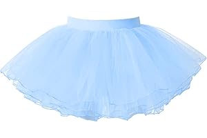 dPois Falta Corta para Danza Falda Tutu Danza Ballet Niña de Princesa Disfraz Bailarina Fiesta Carnaval