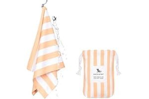 Dock & Bay QuickCool Cooling Towel - For Athletes, Sports, Workouts, Fitness - Dual Layered Fabric Technology, Instant Relief, Cools to 15°C - Includes Bag - 25" x 12"/63 x 29cm