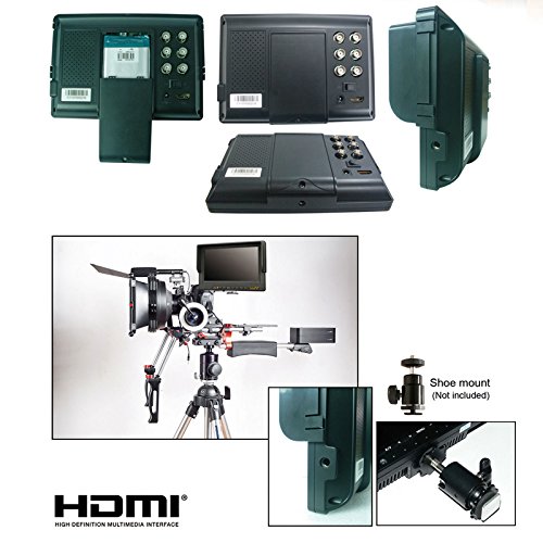 Für DSLR (Canon Nikon Sony Olympus Panasonic Pentax) Video Camera Camcoder LILLIPUT 668GL-70NP/H/Y 7″ on-Kamera Field HD LCD Monitor für DSLR (HDMI, Composite-Eingang) von Lilliput - 6