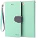 Produktbild Handy 6 Hülle, IPHOX Handyhülle iPhone 6S Tasche Lederhülle Leder Wallet Flip Case Kartenfächern Handschlaufe Magnetverschluss Brieftasche Etui Schutzhülle für Apple iPhone 6 / 6S -Grün/CP