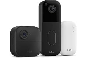 Blink Outdoor 4 Camera with Blink Video Doorbell, Sync Module Core included
