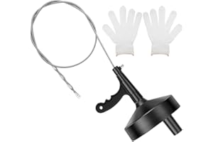 TsoLay 5m Langes Spiralwerkzeug Entfernen Von Verstopfungen in Küchenabflüssen und Abwasserkanälen, Werkzeug zum Entfernen Von Haarverstopfungen, für Badezimmer, Waschbecken und Toilette