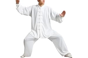 Yudesun Uniforme Tradicional Marciales Shaolin - Hombres Mujeres Chino Indumentaria Kung Fu Wing Chun Taekwondo Algodón Ropa de Entrenamiento Sets