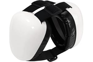 derYEP Hunde-Ohrenschützer für Gehörschutz, 29 dB NRR, Ohrenschützer, Lärmschutz (XLarge, weiß)