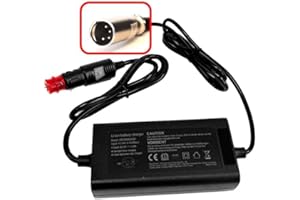 Enerpower DC-DC Ladegerät 12V-24V 42V 2A 85 Watt für 36V Akkus von Kalkhoff, Raleigh und Derby Cycle mit XLR-4