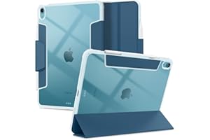 Spigen Etui Ultra Hybrid Pro kompatybilne z iPadem Air 6. generacji 27.9 cm M2 (2024), iPad Air 5. generacji 27.7 cm (2022), iPad Air 4. generacji (2020) 27.7 cm, turkusowe