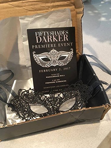 Gorgeous All Lace Goddess Black Masquerade Mask by Samantha Peach - 5