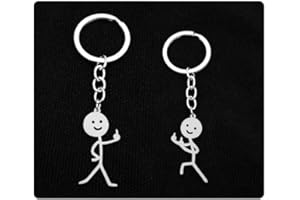 GENERIC PACK 2 llaveros para parejas o amigos. Regalo original para aniversario, san valentin, cumpleaños. Llaveros encajables. Llaveros originales. Llavero puzle, corazón, dedos divertidos