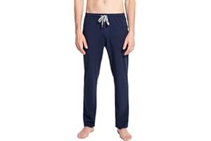 MaaMgic Pantalones de yoga Pantalones casuales elásticos transpirables para hombres Pantalones de pijama en el gimnasio