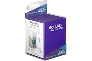 Ultimate Guard UGD010695 Boulder Deck Case 100+ Standard Size Box, Solid, Amethyst